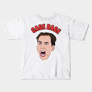 Nick Cage Rage Kids T-Shirt